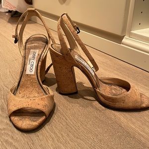 Jimmy Choo Corkscrew Sandals Size 37